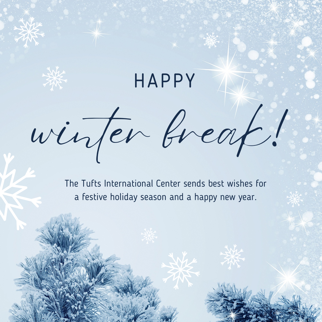 Happy winter break graphic