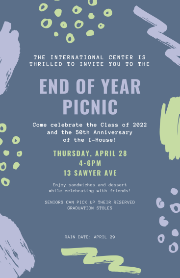 Flyer for end of year picnic