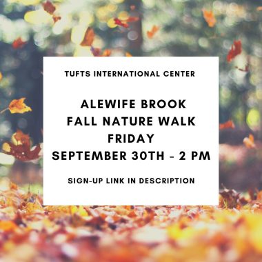 Fall nature walk event